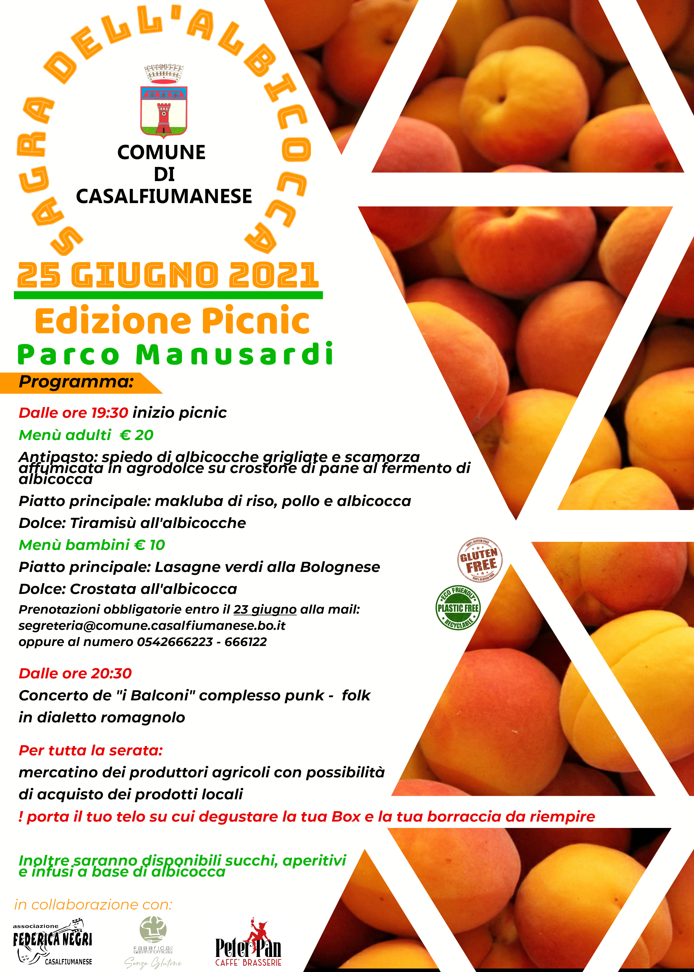 25/06/2021 Sagra dell'albicocca edizione pic nic