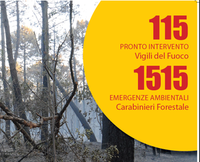 Attivazione fase di attenzione per gli incendi boschivi 