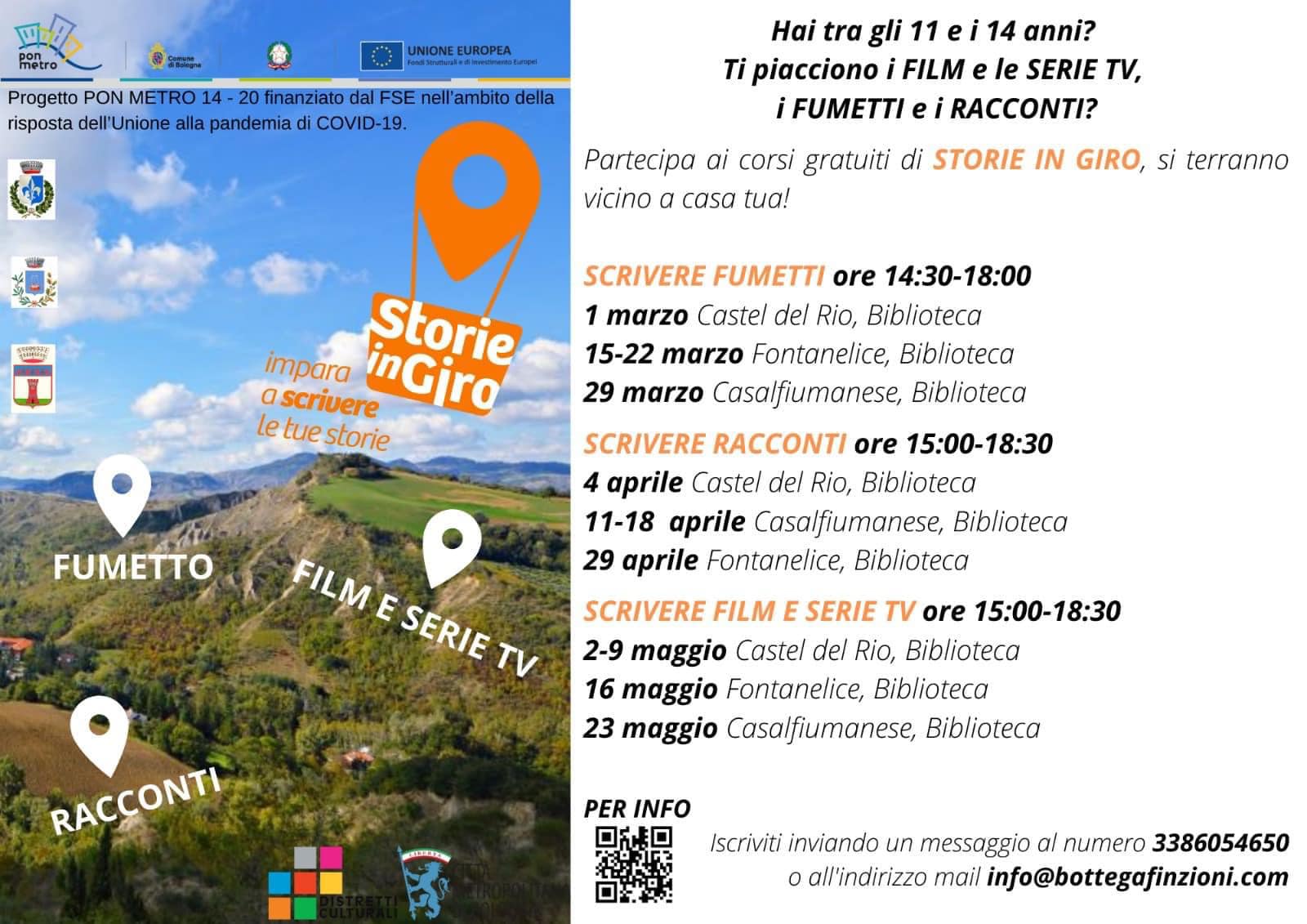 Corsi gratuiti di STORIE IN GIRO 