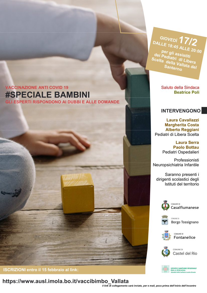 Incontro su vaccinazione anti Covid 19 #speciale bambini