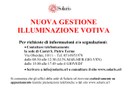 Nuova gestione illuminazione votiva