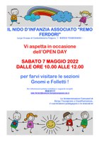 OPEN DAY DEL NIDO D'INFANZIA ASSOCIATO "REMO FERDORI" DI BORGO TOSSIGNANO