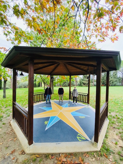 Sistemazione gazebo Villa Manusardi